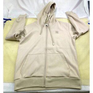 Public Supply NYC Stone Grey Velour Hoodie L Warm & Super Soft Relaxed Fit